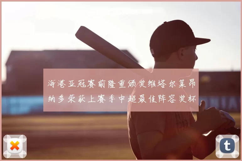 海港亚冠赛前隆重颁奖维塔尔莱昂纳多荣获上赛季中超最佳阵容奖杯
