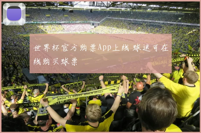 世界杯官方购票App上线 球迷可在线购买球票