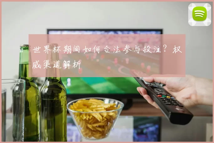 世界杯期间如何合法参与投注?权威渠道解析